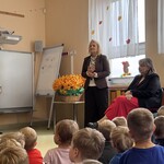 Pani Dyrektor składa życzenia z okazji Dnia Edukacji Narodowej.JPEG